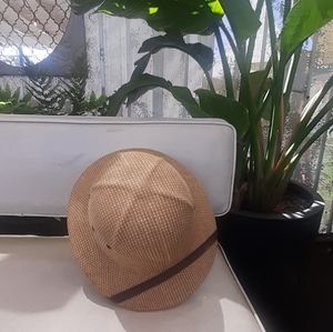 MENTONE BEACH tweed Safari Hat Pith Helmet OS Unisex